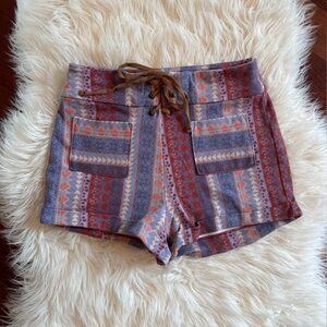 Hollister lace up boho shorts